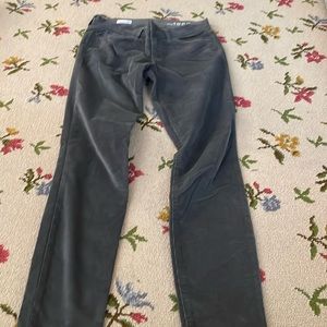 Gray corduroy pants by gap